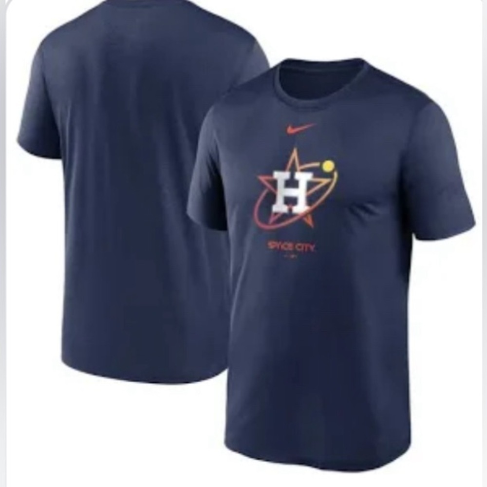 Houston Astros Nike - NEW - City Connect Logo T-Shirt - Navy. XL